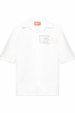 Diesel BIAŁY Koszula `S-BRACK-A-HGBS`