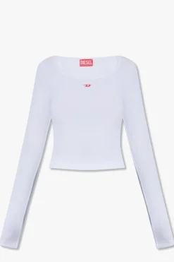 Diesel BIAŁY Top z długim rękawem ‘T-BALLET-D’