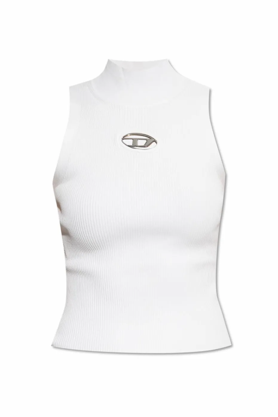 Diesel BIAŁY Top z logo `M-ONERVAX-TOP`