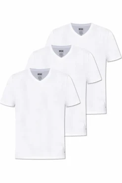 Diesel BIAŁY Trójpak t-shirtów `MICHAEL-D-BOX-3PACK`