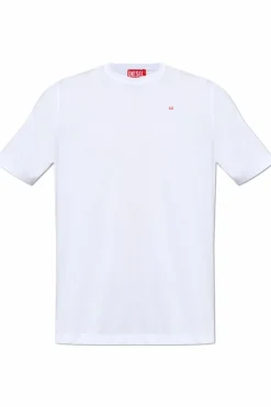 Diesel BIAŁY T-shirt `T-ADJUST-MICRODIV`