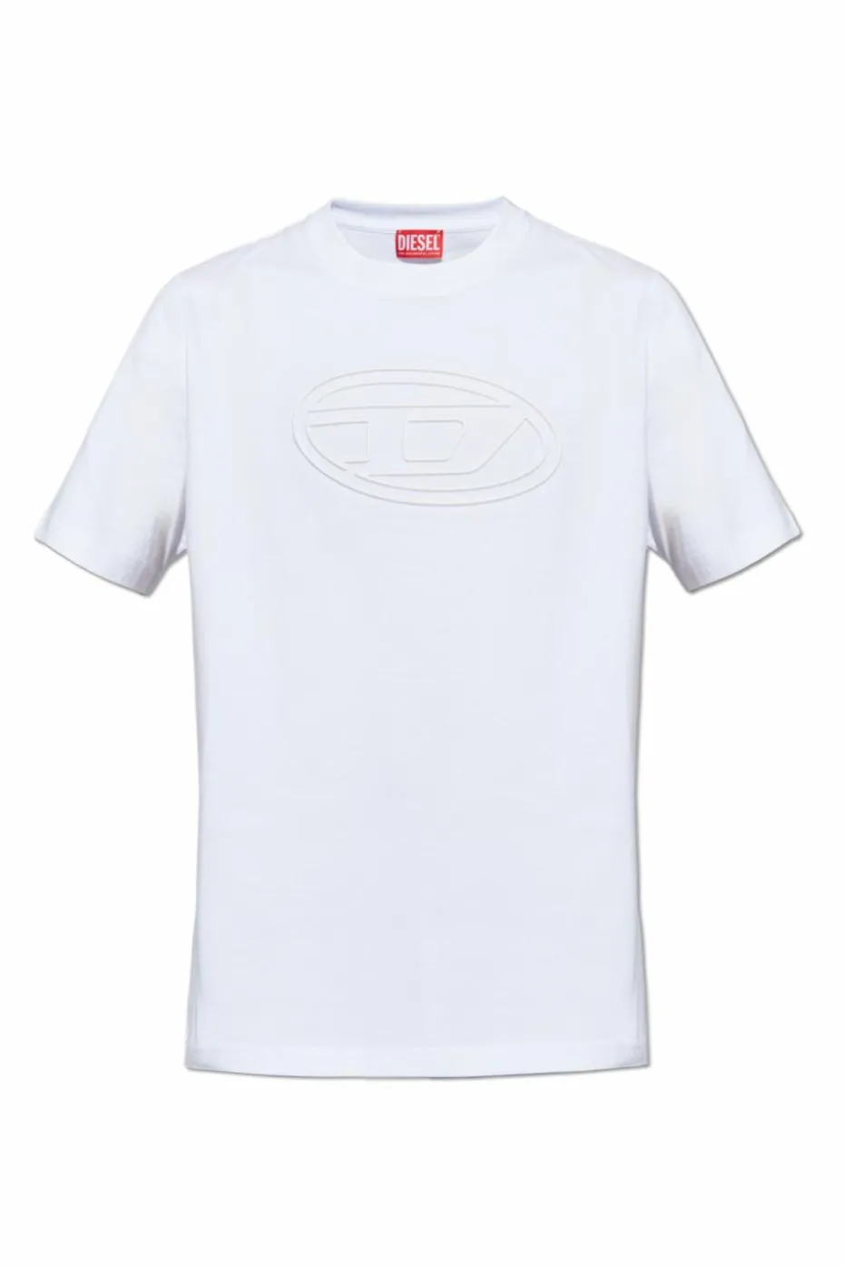 Diesel BIAŁY T-shirt `T-ADJUST-BIGOVAL`