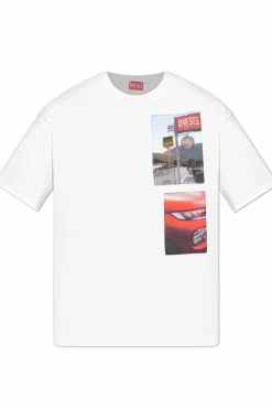 Diesel BIAŁY T-shirt `T-BOXT-T3`