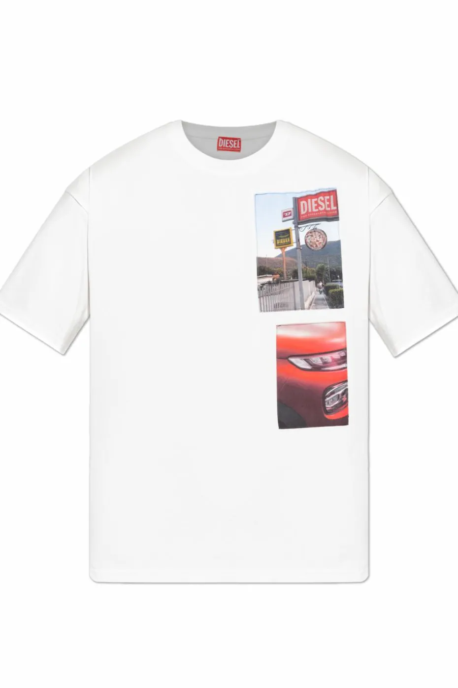 Diesel BIAŁY T-shirt `T-BOXT-T3`