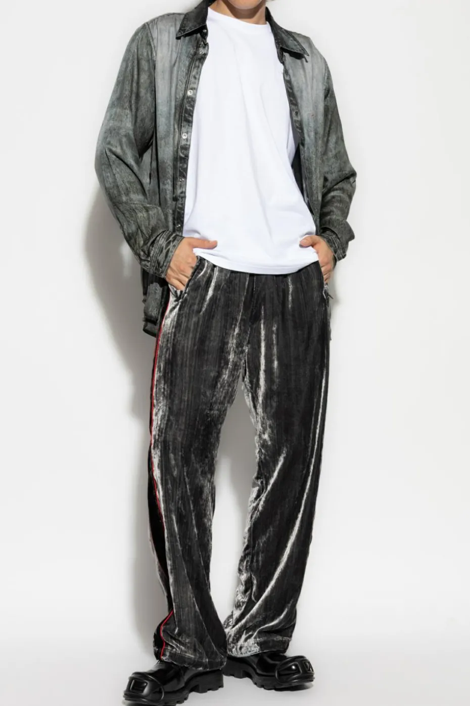 Diesel BIAŁY T-shirt `T-BOXT-T24`