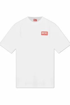 Diesel BIAŁY T-shirt `T-BOXT-LAB A14947`
