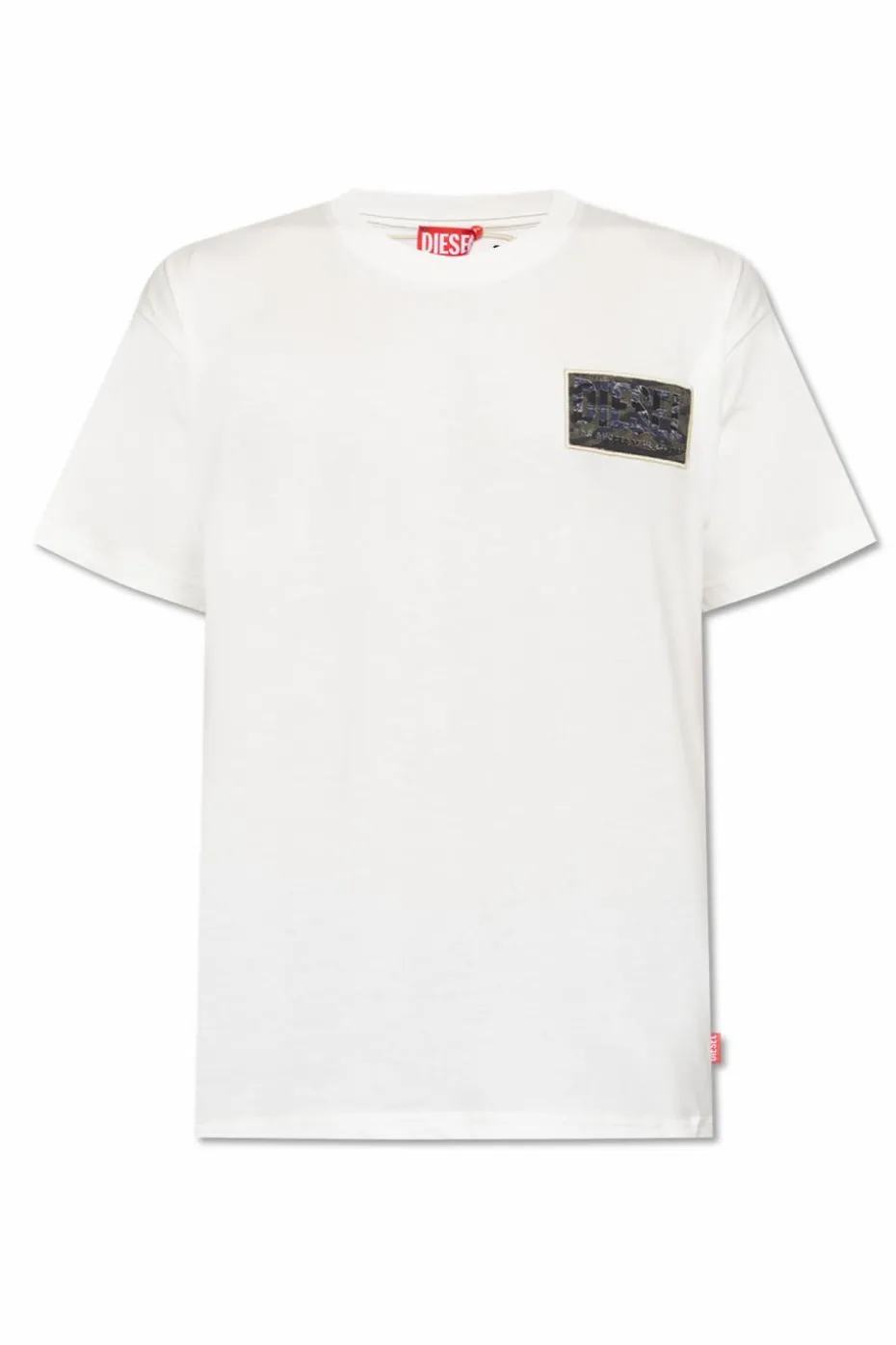 Diesel BIAŁY T-shirt `T-NORM-T3`