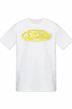 Diesel BIAŁY T-shirt `T-NORM-T1`