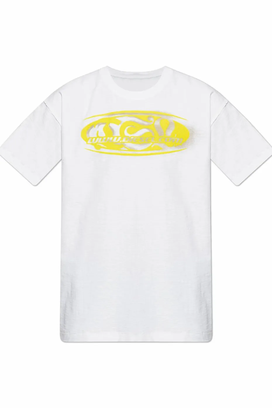 Diesel BIAŁY T-shirt `T-NORM-T1`