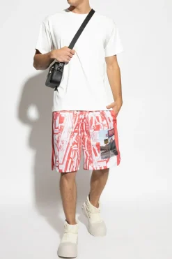 Diesel BIAŁY T-shirt `T-NORM-INT`