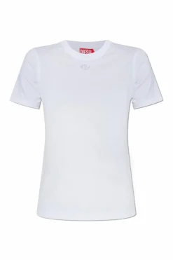 Diesel BIAŁY T-shirt `T-REG-OVALD`