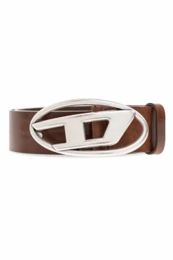 Diesel BRĄZOWY Pasek ‘OVAL D LOGO’