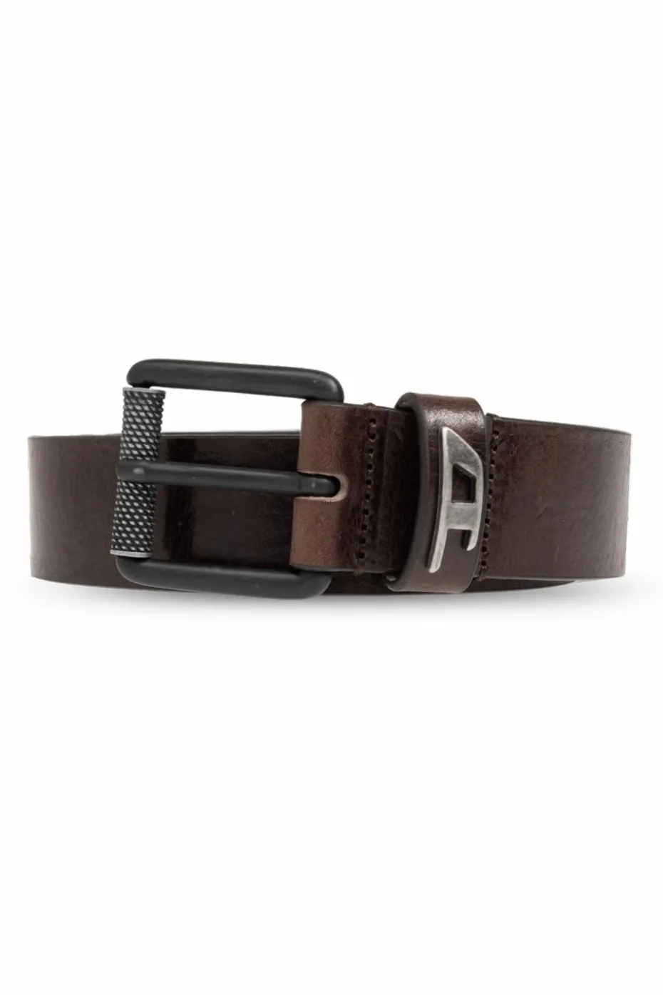 Diesel BRĄZOWY Pasel z logo `B-DAVE II`