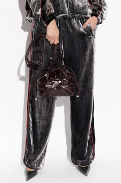 Diesel BRĄZOWY Torba na ramię `SCRUNCH-D BUCKE`