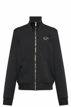 Diesel CZARNY Bluza ` S-GINNI-ZIP`