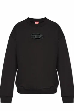 Diesel CZARNY Bluza `S-BOXT-OD`