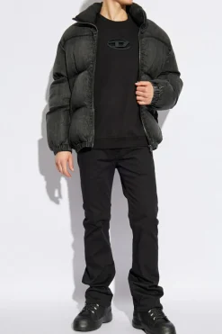 Diesel CZARNY Bluza `S-BOXT-OD`
