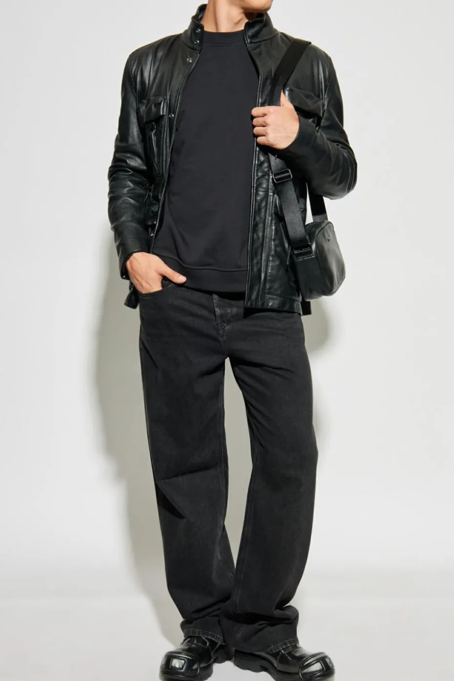 Diesel CZARNY Bluza `S-BOXT-T2`