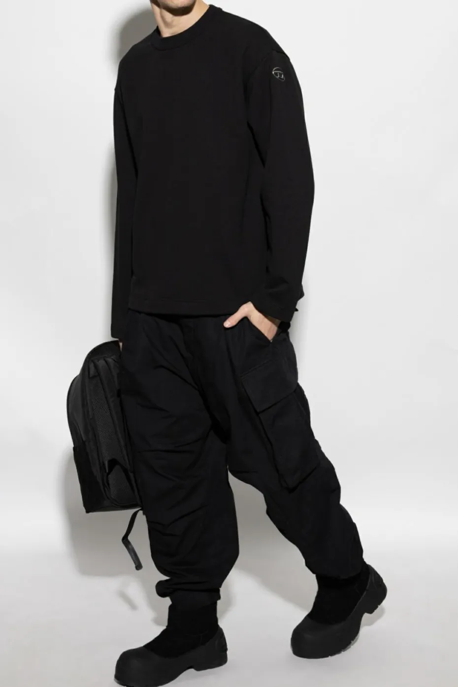 Diesel CZARNY Bluza `S-MACSIS-OD`
