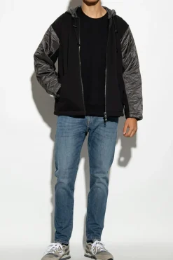 Diesel CZARNY Bluza ‘S-ROB-DOVAL-PJ’