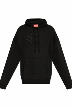 Diesel CZARNY Bluza `S-UMMER-BIGOVAL`