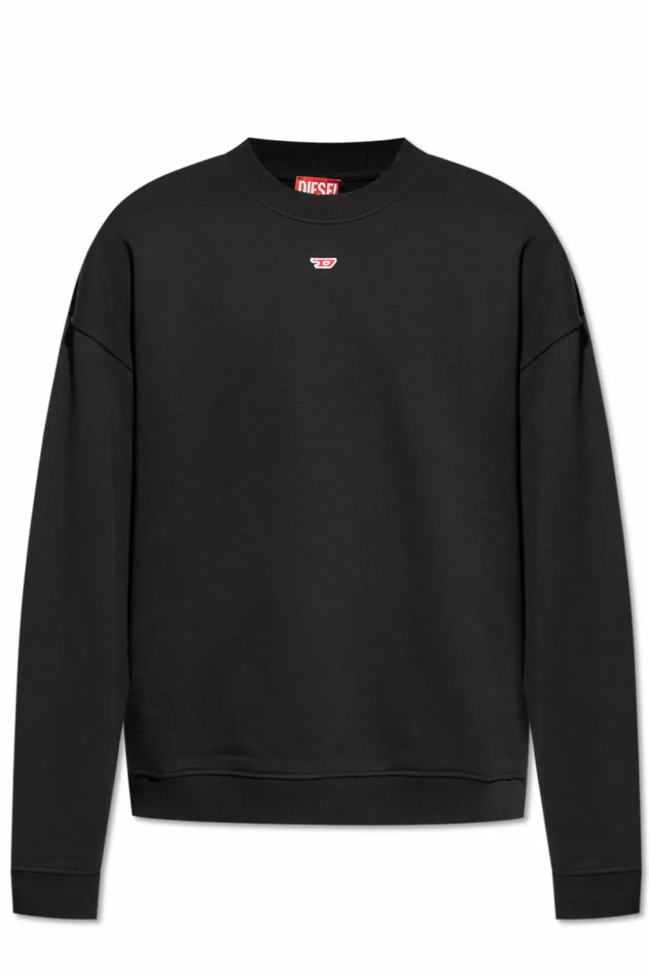 Diesel CZARNY Bluza z logo ‘S-BOXT-D’