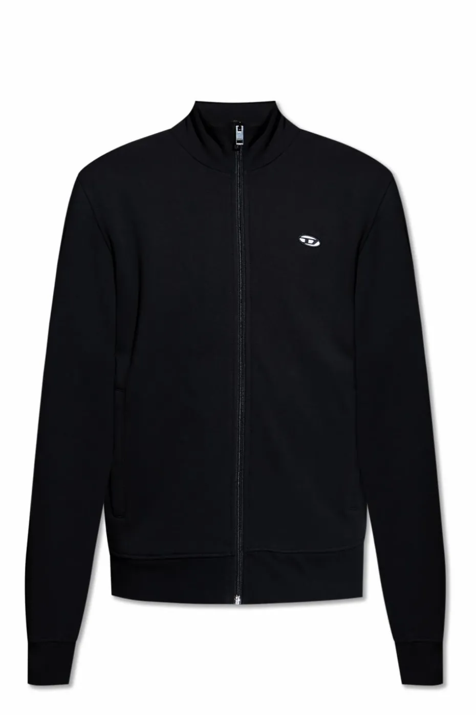 Diesel CZARNY Bluza ze stójką `S-LOCK-DOVAL-P`
