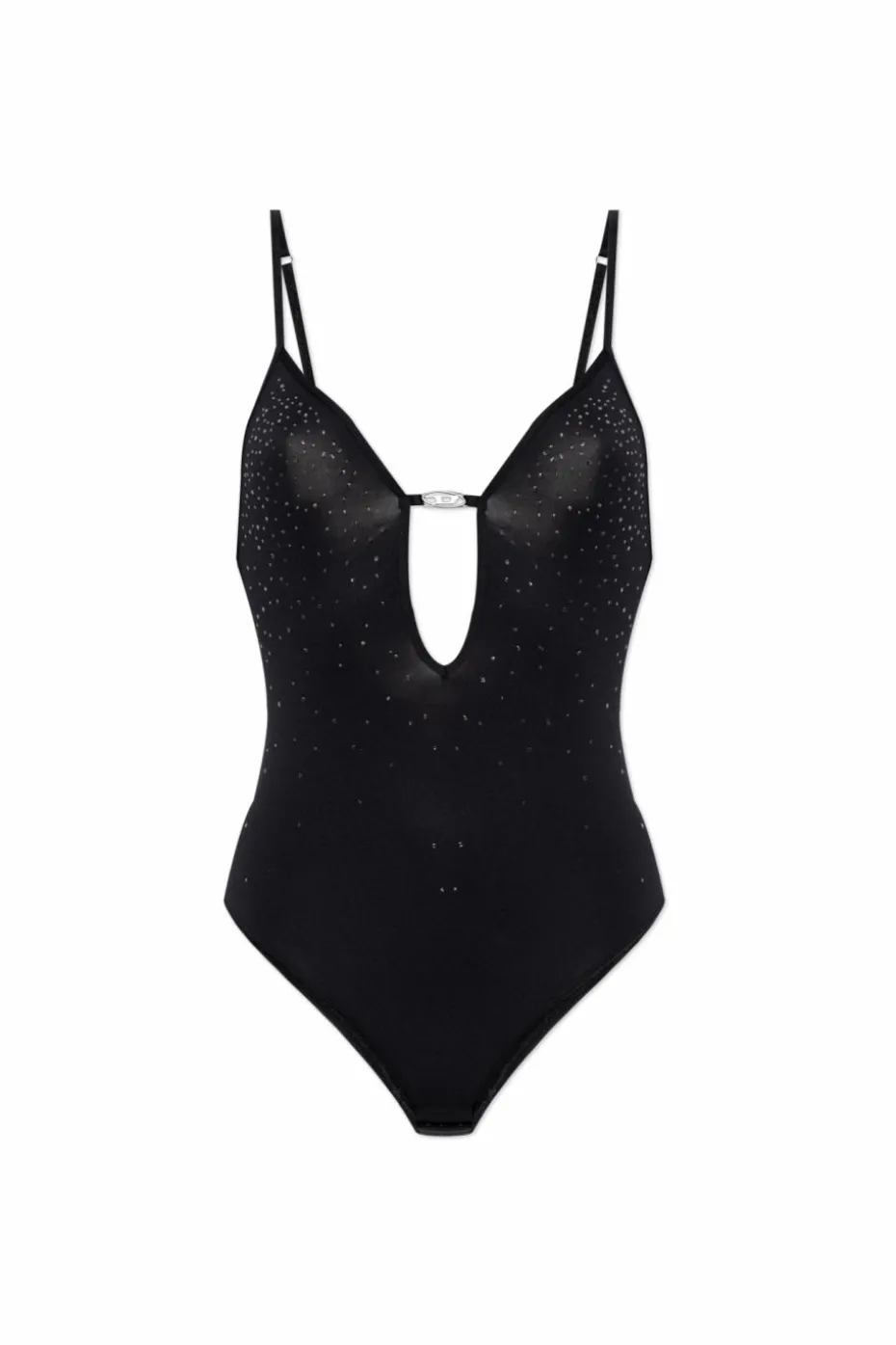 Diesel CZARNY Body `UFBY-OVAL-D-BODYSUIT`