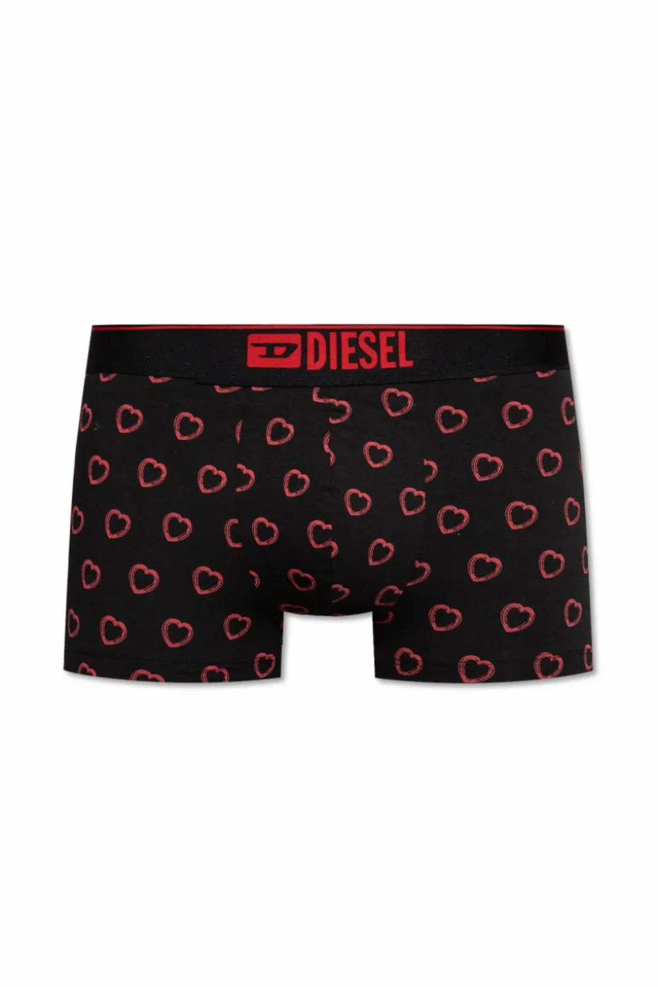 Diesel CZARNY Bokserki z nadrukiem `DAMIEN BOXER-SHORTS`