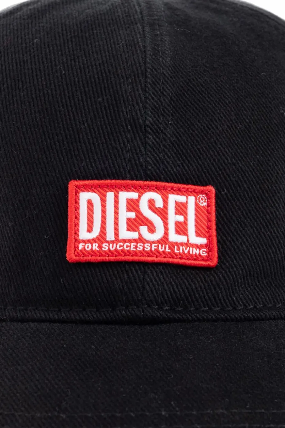 Diesel CZARNY Czapka z daszkiem `CORRY-JACQ-WASH`