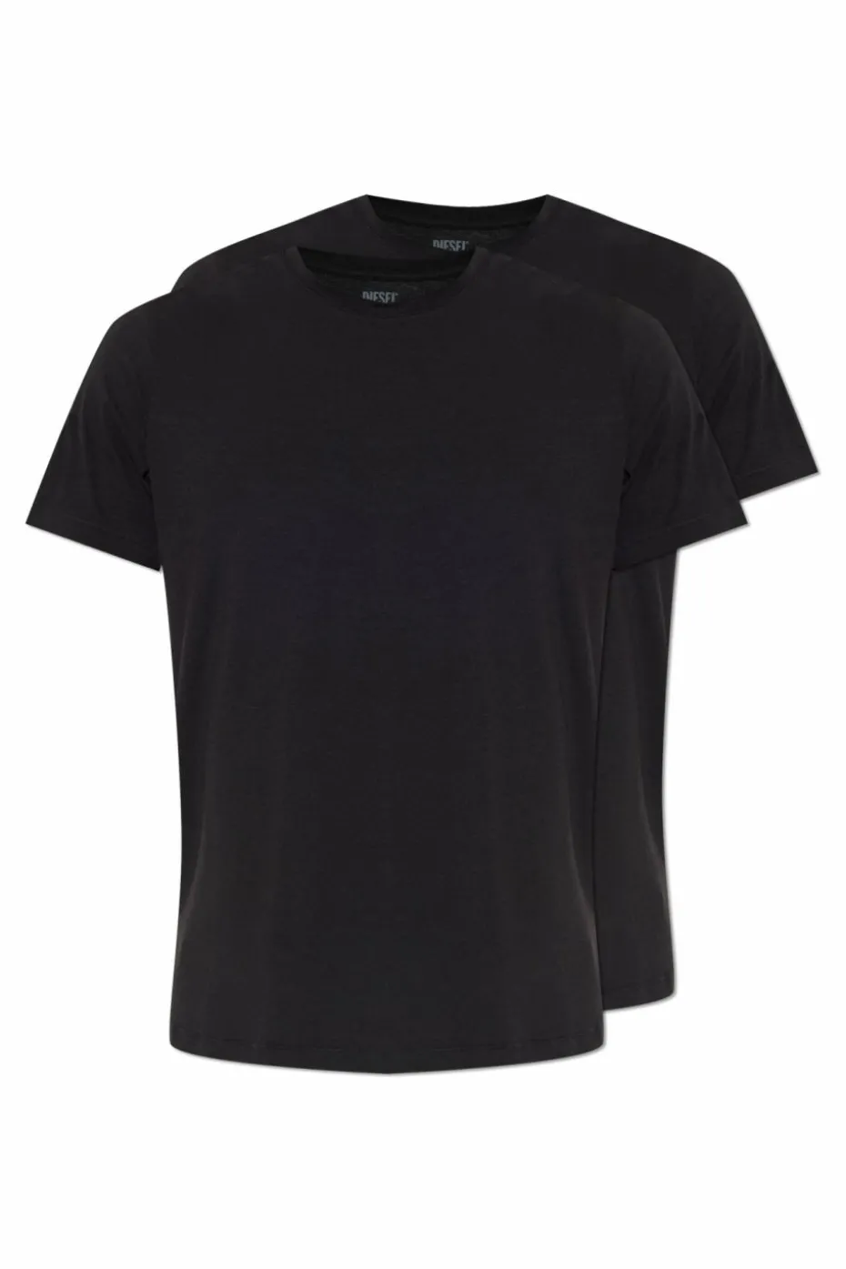 Diesel CZARNY Dwupak t-shirtów z logo `TOM-UTLT-2PACK`