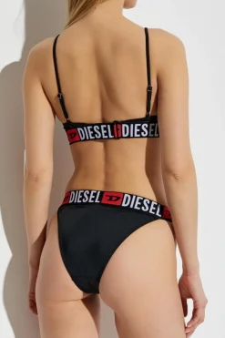 Diesel CZARNY Góra od kostiumu kąpielowego `BFB-BRA-EL`