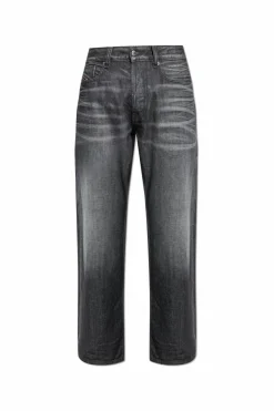 Diesel CZARNY Jeansy `1980 D-EEPER`
