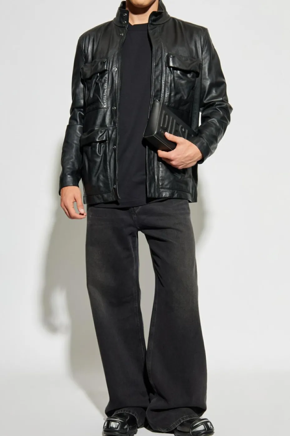 Diesel CZARNY Jeansy `D-RISE`