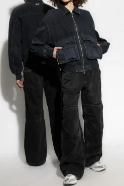 Diesel CZARNY Jeansy `D-SHIFT`