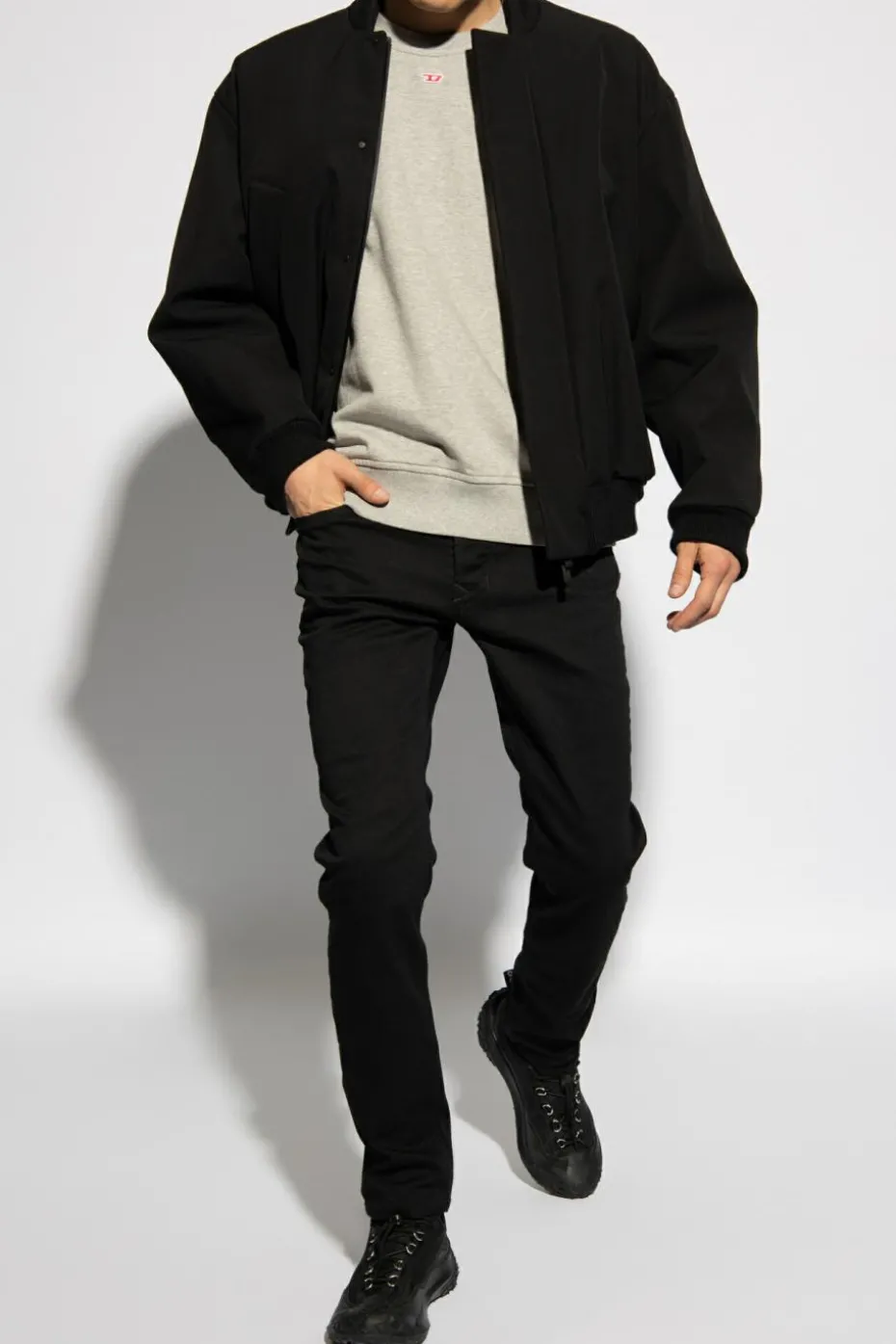 Diesel CZARNY Jeansy ‘Larkee-Beex’