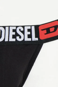 Diesel CZARNY Jockstrapy z logo `JOCKY-D-CORE`