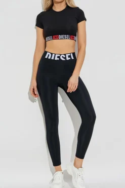 Diesel CZARNY Krótki t-shirt `IRMA-D-CORE`