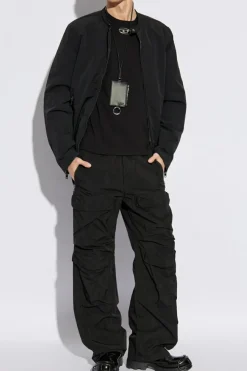 Diesel CZARNY Kurtka `J-CARVER-PADD`