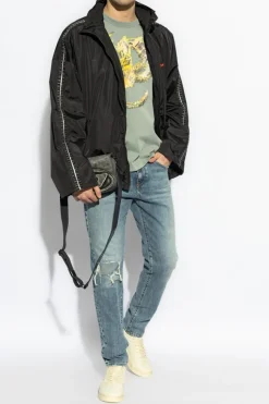 Diesel CZARNY Kurtka `J-CARON`