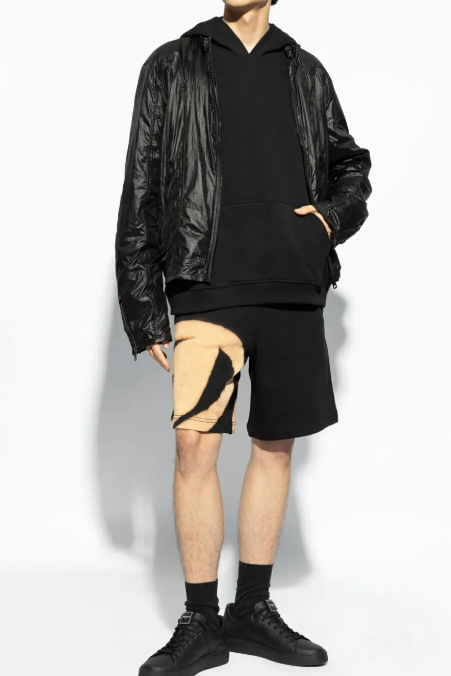 Diesel CZARNY Kurtka `J-CLAYS`