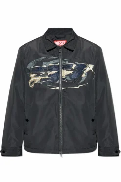 Diesel CZARNY Kurtka `J-OACHIM-D-PADD`
