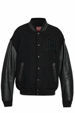 Diesel CZARNY Kurtka `L-NYMAN`