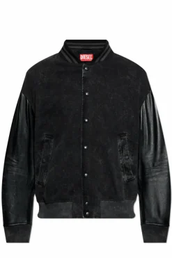 Diesel CZARNY Kurtka `L-NYN`