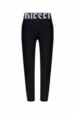Diesel CZARNY Legginsy `ADELINE-D-POP`