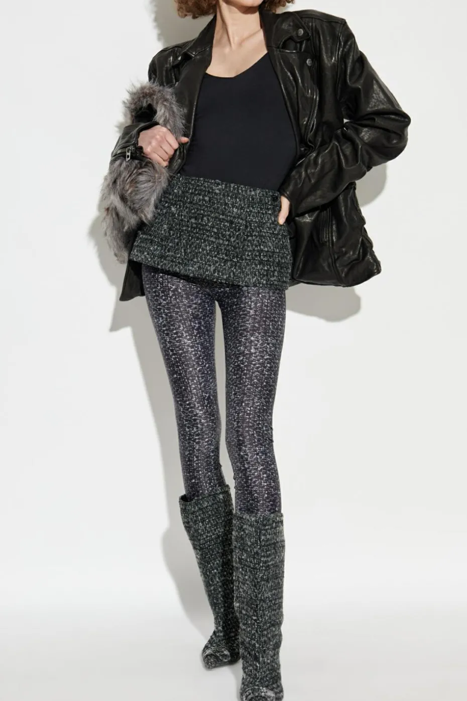 Diesel CZARNY Leginsy `P-HOUR`