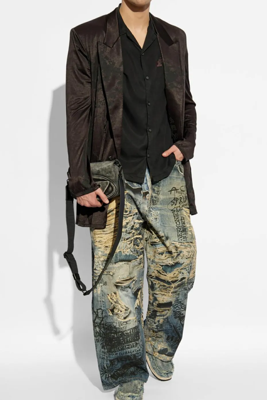 Diesel CZARNY Marynarka `J-PEKKA-PLAIN`