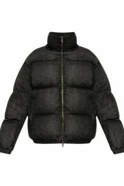 Diesel CZARNY Ocieplana kurtka ‘W-MONS-A’