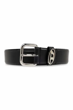 Diesel CZARNY Pasek `B-1DR OVAL`