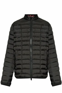 Diesel CZARNY Pikowana kurtka ‘W-PILOT’